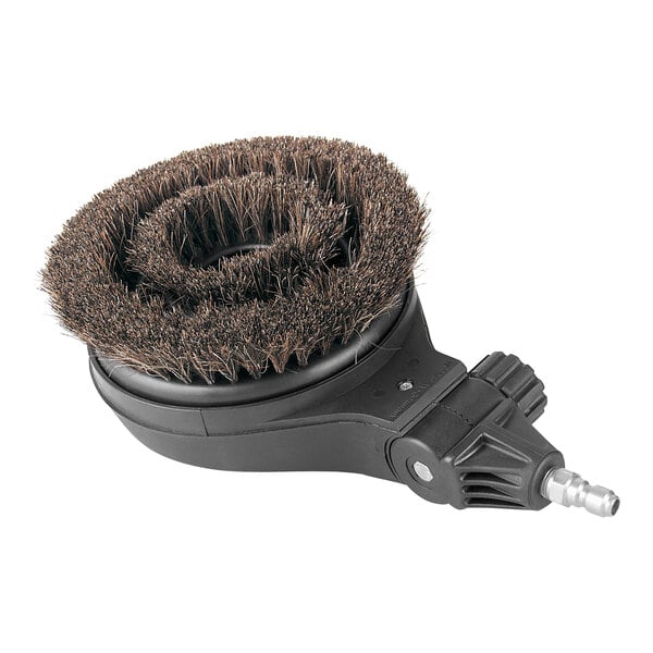 A Mi-T-M rotating brush with brown bristles.