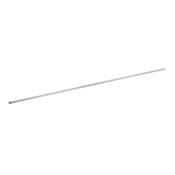 A long metal bar with white ends.