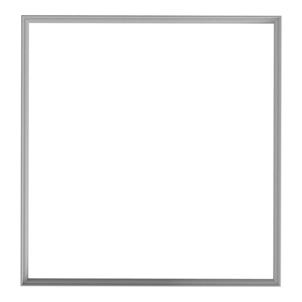 A white square door gasket with a white background.