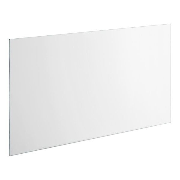 A white rectangular shelf with a black border.