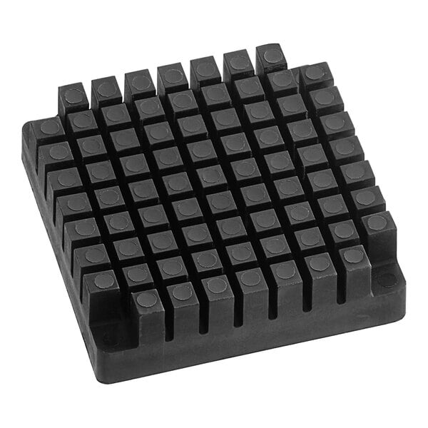 A black square push block with a square hole.