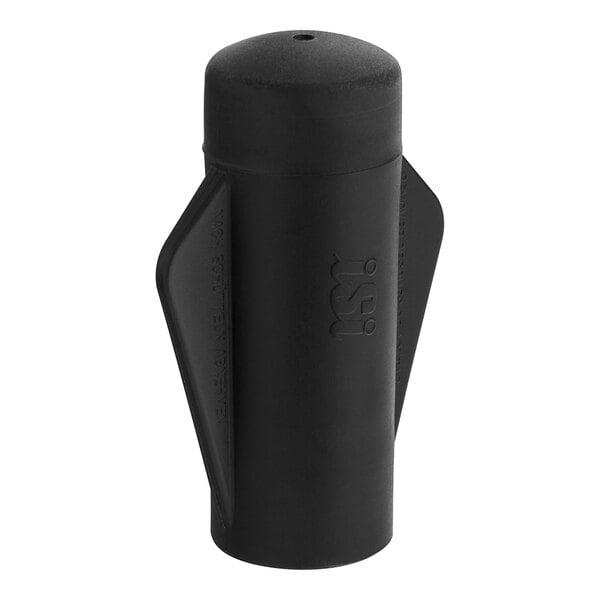 A black iSi soda siphon charger holder with wings.