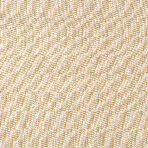 A close up of a beige fabric cushion with a small white stripe.