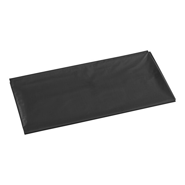 A black rectangular Table Mate plastic table cover on a white background.