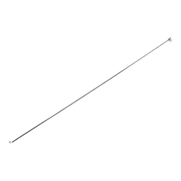 A long thin metal rod with a hook on the end.