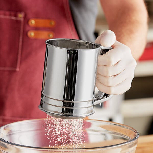 4 Cup Flour Sifter < Downtown Dough