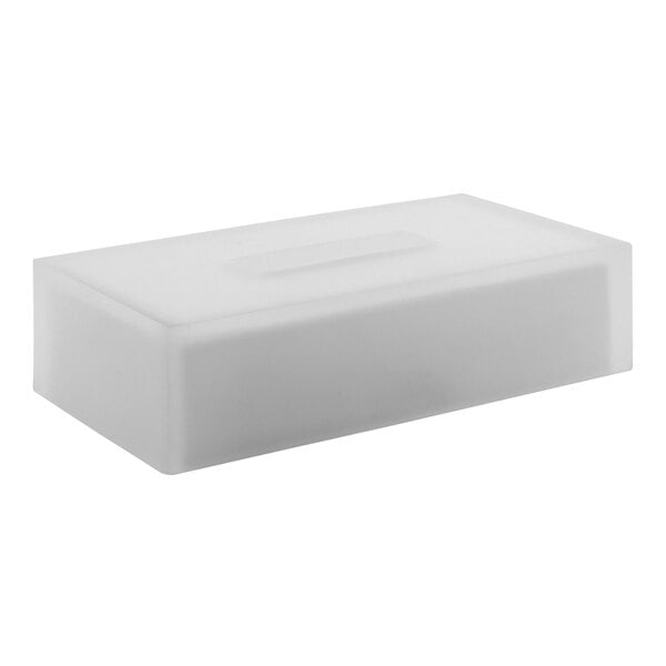 A white box with a square shape.