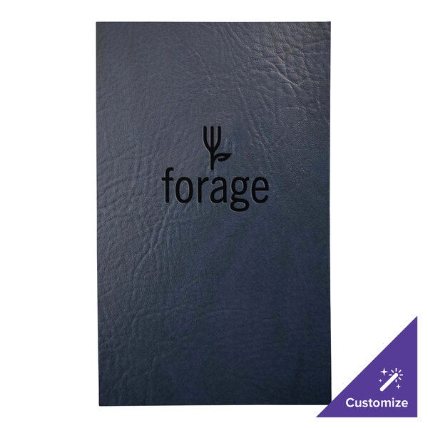 A navy blue book with the word "Harley" on it.