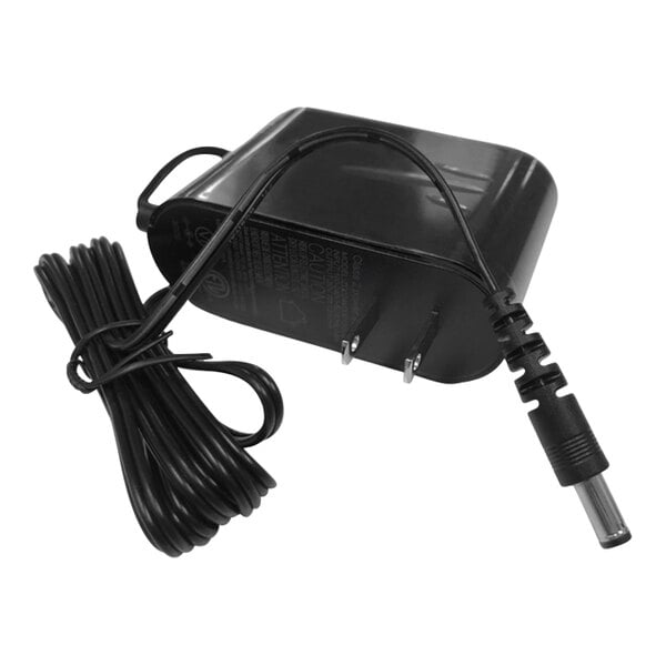 A black NaceCare Solutions battery charger with wires.