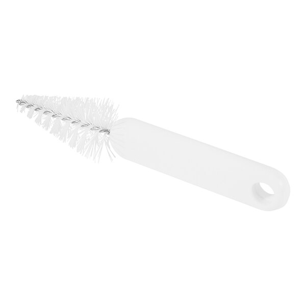 A white cylindrical brush with a long wire.