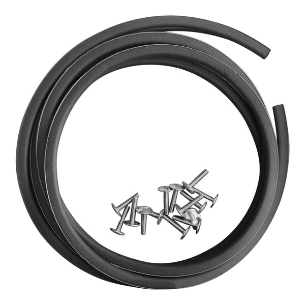 A black Ashland PolyTrap gasket set with screws.