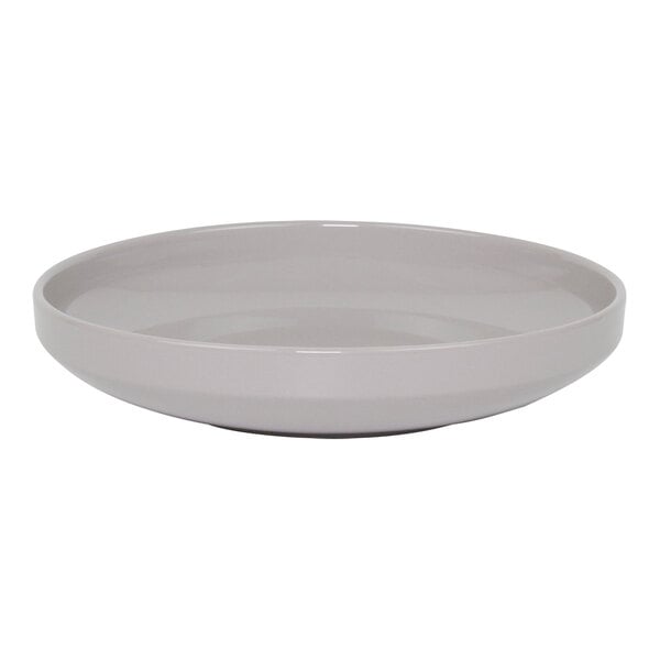 A white bowl with a white background.