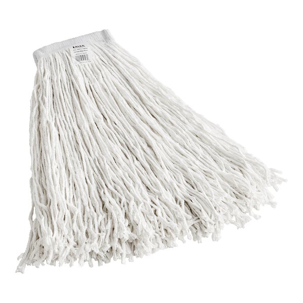 A white Lavex mop head.