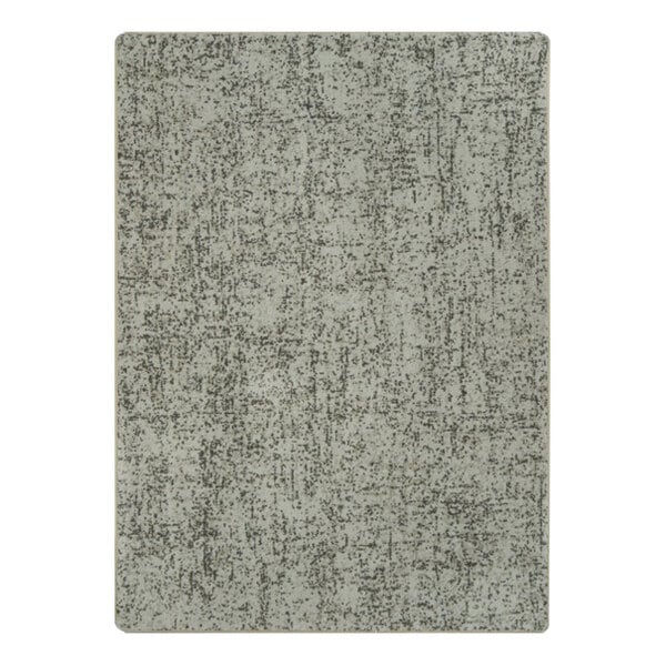 A close-up of a Java area rug with a grey and black pattern.
