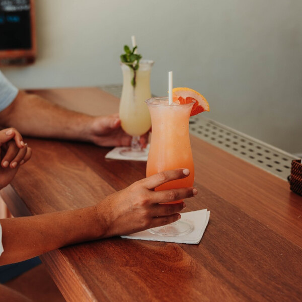 StrawFish 8 1/2" Natural Wrapped Giant Straw - 5,000/Case