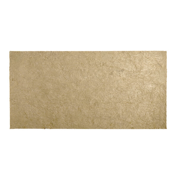 A rectangular beige insulation panel with a white background.