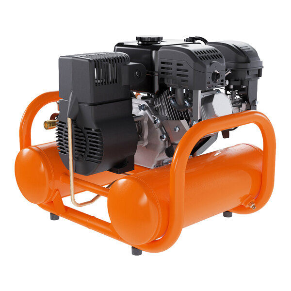 Industrial Air Contractor 4 Gallon Portable Oil-Free Steel Gas-Powered Single-Stage Pontoon Air Compressor CTA6590412 - 6.5 hp