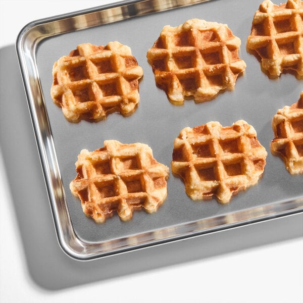 White Toque Heritage Small Liege Butter and Margarine Waffle 1.94 oz. - 36/Case
