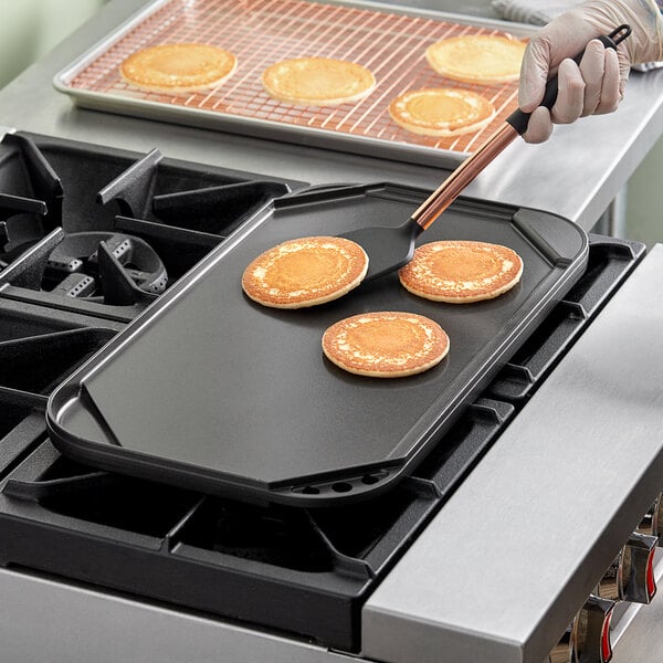Nordic Ware 19 11/16 x 11 Reversible Non-Stick Cast Aluminum Griddle and Grill  Pan