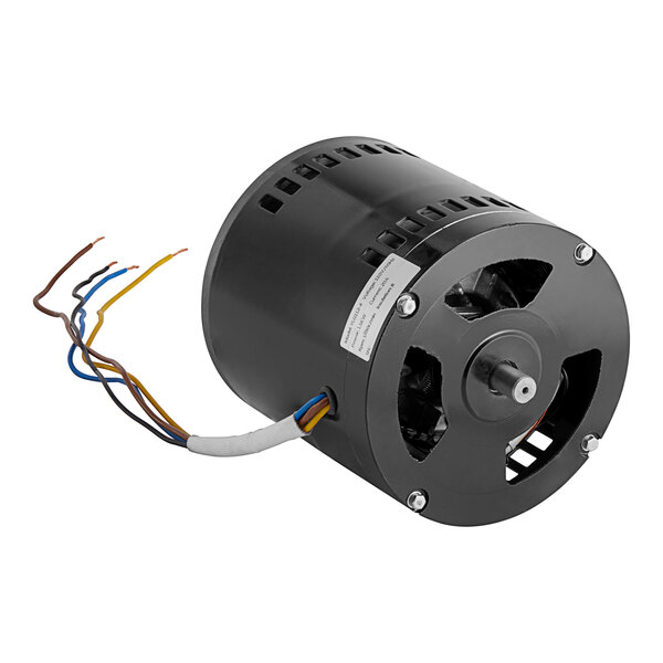 A black electric motor for a MainStreet CMIX30 mixer with white wires.