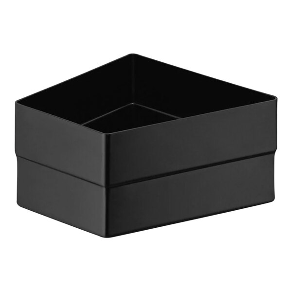 A black rectangular Hepp by Bauscher ice pan with a lid.