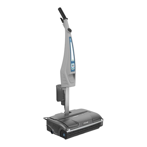 A Namco floor scrubber with a grey handle.