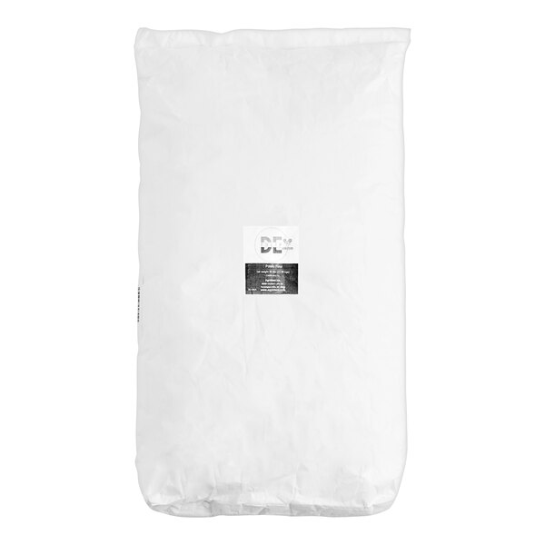 A white bag of De Tulpen Potato Flour with a black label.