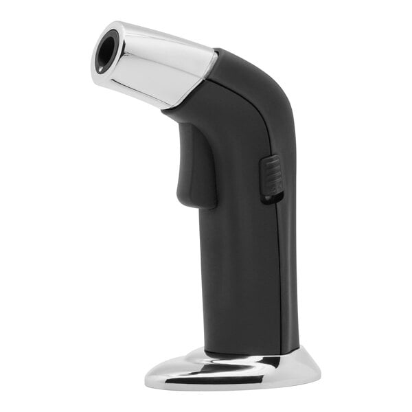 A black and silver Whip-It Edge Butane Torch.