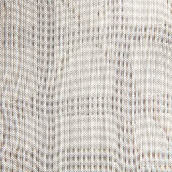 A close-up of a gray Teslin fabric on a Lancaster Table & Seating outdoor arm barstool.