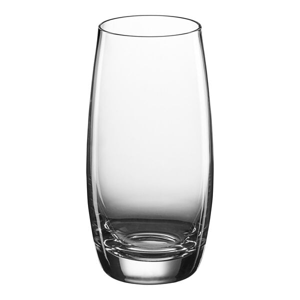 A close-up of a Della Luce Avalon beverage glass.