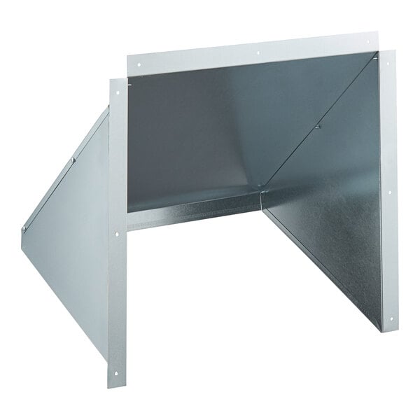 A metal cover with holes for a Canarm GH series exhaust fan.