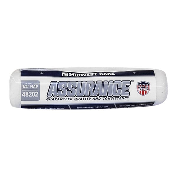 A tube of white adhesive tape with the words "Professional Assurance" in a close up of a logo.