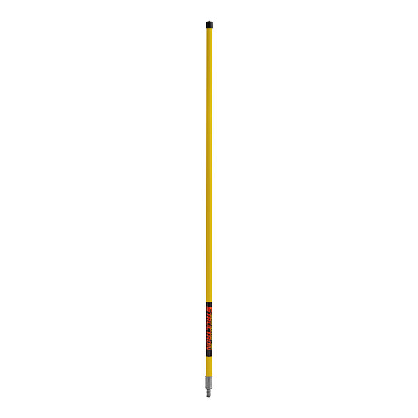 A long yellow Structron fiberglass pole with black tips.