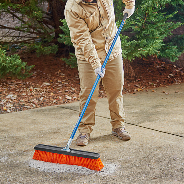 thumbnail image 2 of Performance Tool W28 24-Inch Shop Broom | Steel Handle Hard Floor Broom | Durable Sweeping Tool 2 of 14
