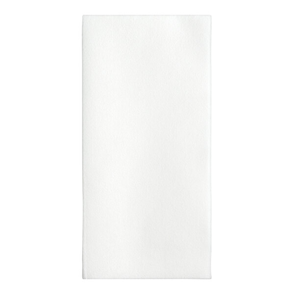A white rectangular paper towel with a black border.