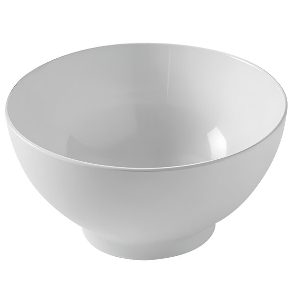 An American Metalcraft white melamine noodle bowl.