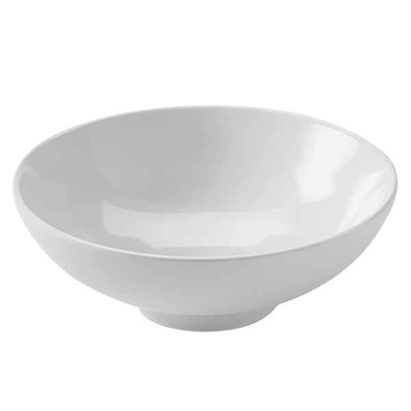 An American Metalcraft white melamine noodle bowl.