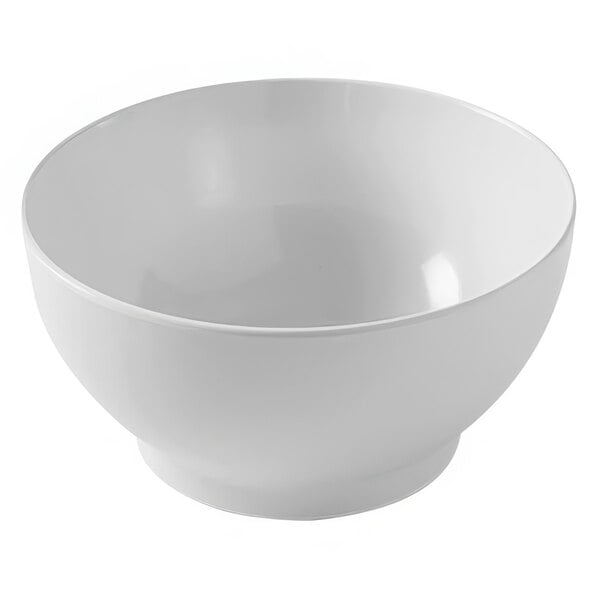 An American Metalcraft white melamine noodle bowl.