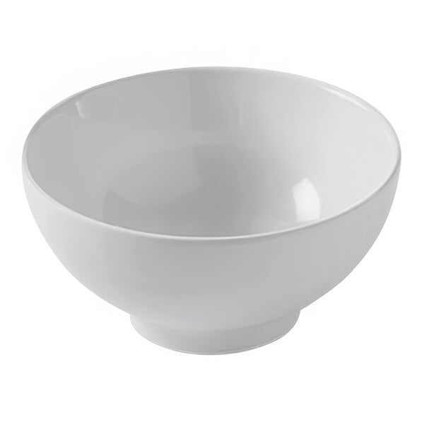 An American Metalcraft white melamine noodle bowl.