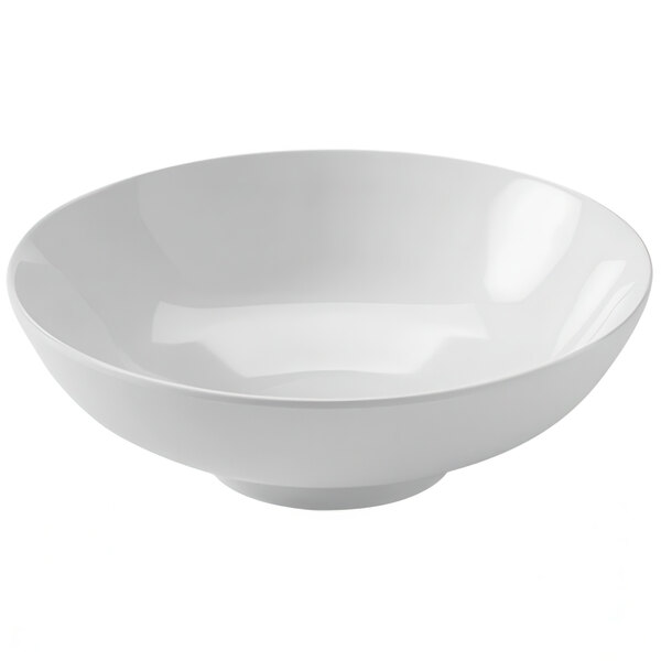 An American Metalcraft white melamine noodle bowl.