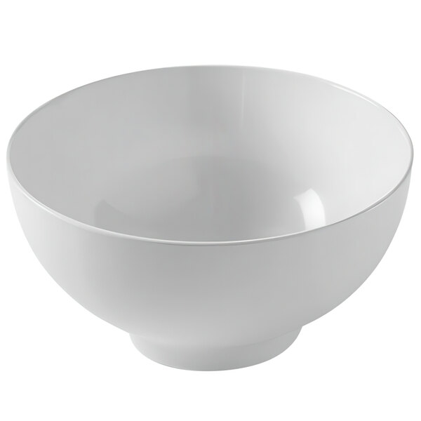 An American Metalcraft white melamine noodle bowl.