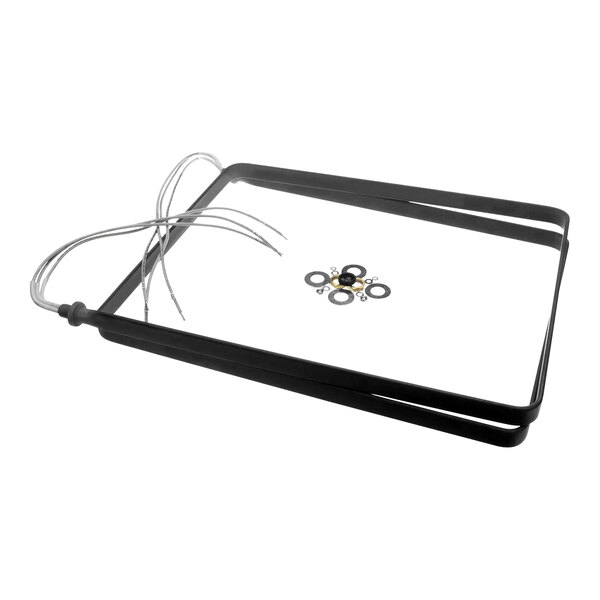 A Henny Penny heating element assembly with a metal frame and wires.