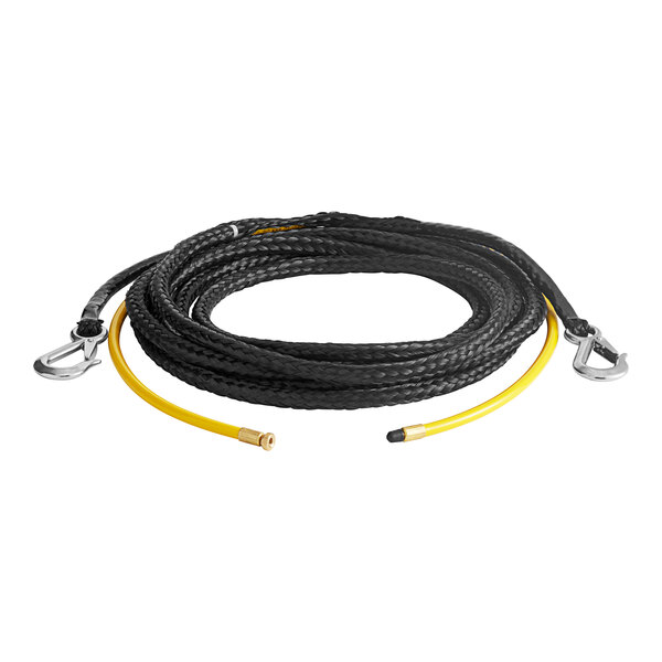 A coiled black and yellow Cherne Poly-Lift line.