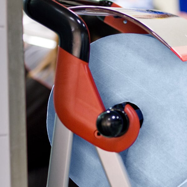 Tork Industrial Paper 11" x 15 3/4" Blue Heavy-Duty Wiper Center Pull Roll W2 - 750/Case