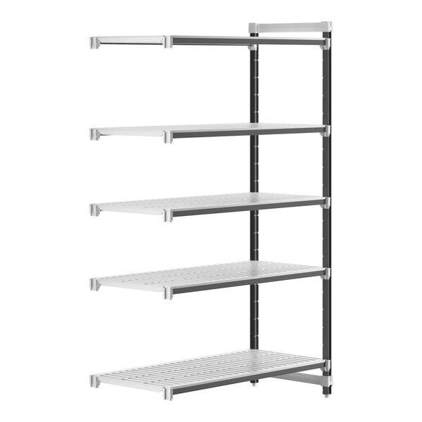 A Cambro Camshelving Elements XTRA add-on unit shelf.