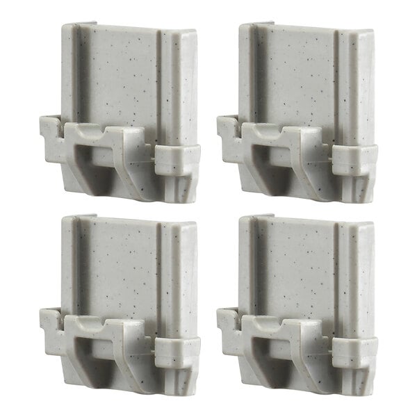 A group of grey plastic pieces.