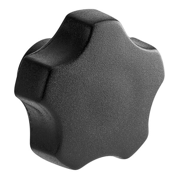 A black plastic hexagon-shaped knob for an Estella SL Series meat slicer.