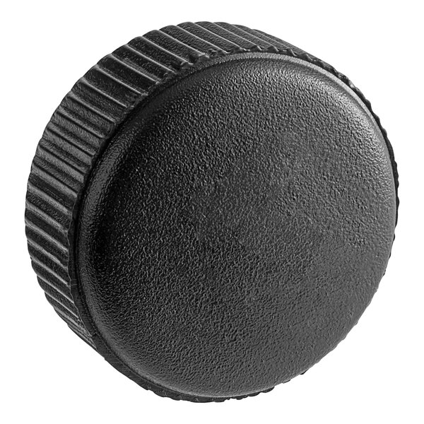 A black plastic knob for an Estella meat slicer.