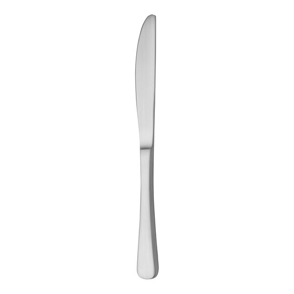 A RAK Youngstown stainless steel butter knife with a silver handle on a white background.