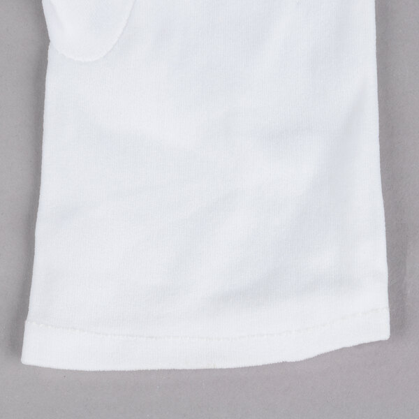 A Cordova white stretch nylon inspector's glove.